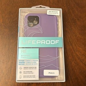 Brand New iPhone 11 Lifeproof Fre Case - Violet